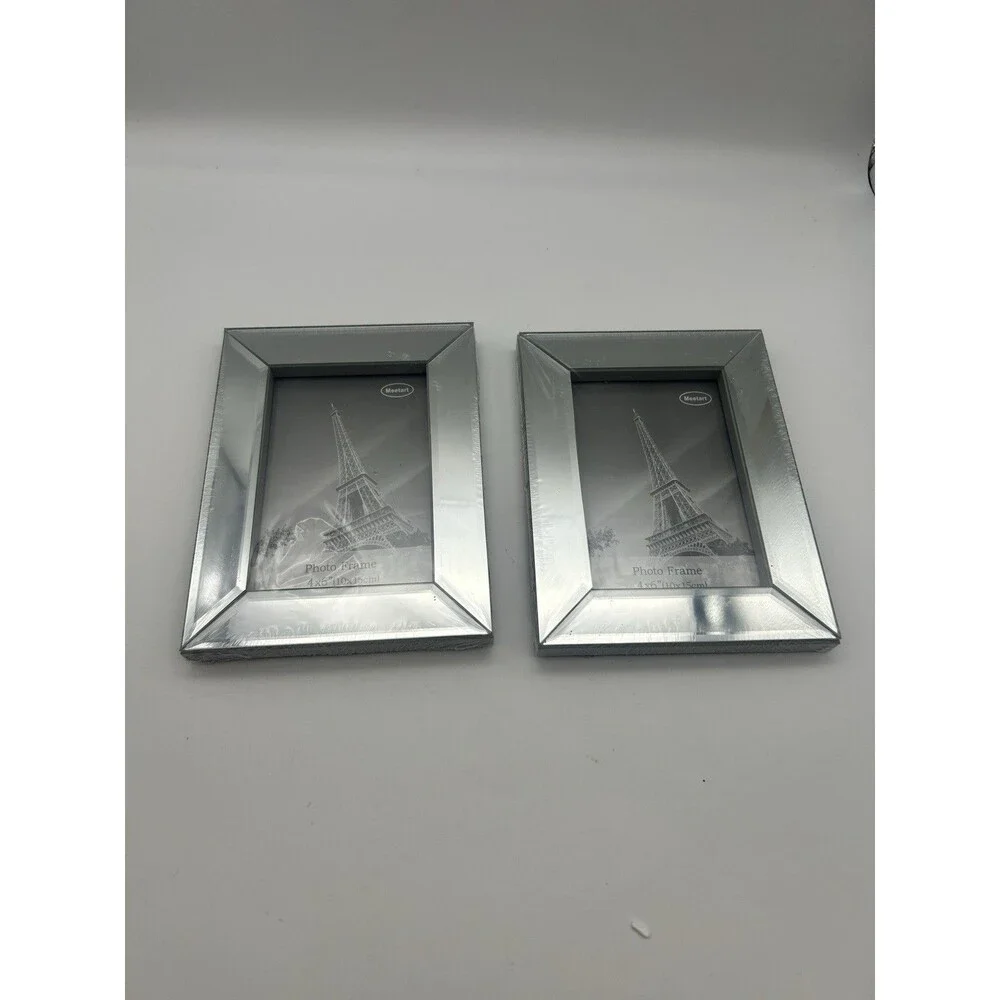 Meetart Mirror Photo Frame 4 X 6 -  2 Piece Pack for Home Decoration Wall